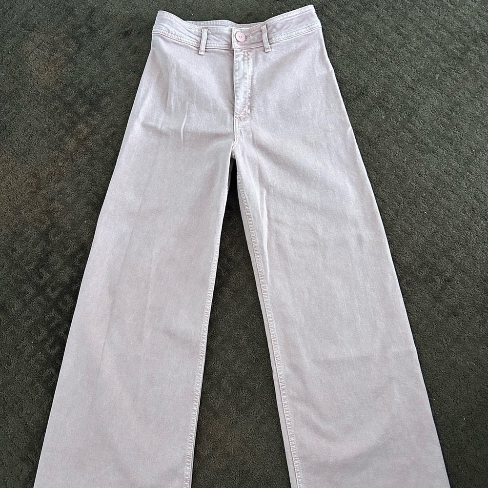 Zara Blush Pink Denim Pants